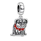 Charm Dije Colgante Plata 925 Bulldog Inglés - Miniatura 1