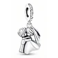 Charm Dije Colgante Plata 925 Pareja Novios Casados - Miniatura 1
