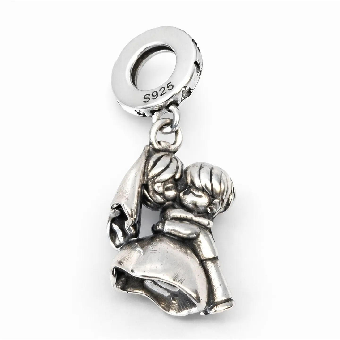 Charm Dije Colgante Plata 925 Pareja Novios Casados 2
