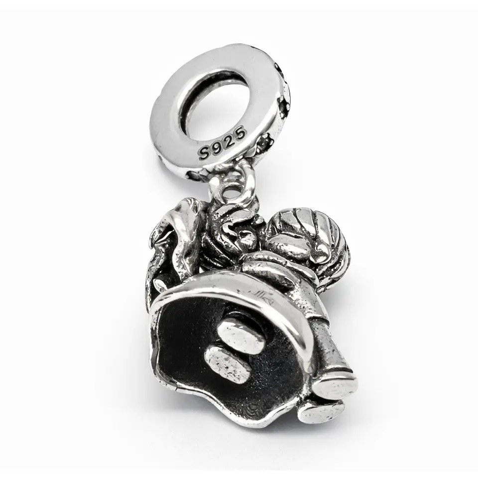 Charm Dije Colgante Plata 925 Pareja Novios Casados 3