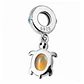 Charm Dije Plata 925 Tortuga Marina Tornasol - Miniatura 2