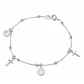 Pulsera Plata 925 San Benito Medallas y Cruz - Miniatura 1