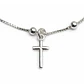 Pulsera Plata 925 San Benito Medallas y Cruz - Miniatura 2