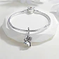Charm Dije Colgante Plata 925 Pareja Novios Casados - Miniatura 5