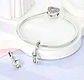 Charm Dije Plata 925 Gato Sentado Collar Azul - Miniatura 3