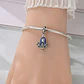 Charm Dije Plata 925 Virgen María Flor de Loto - Miniatura 5