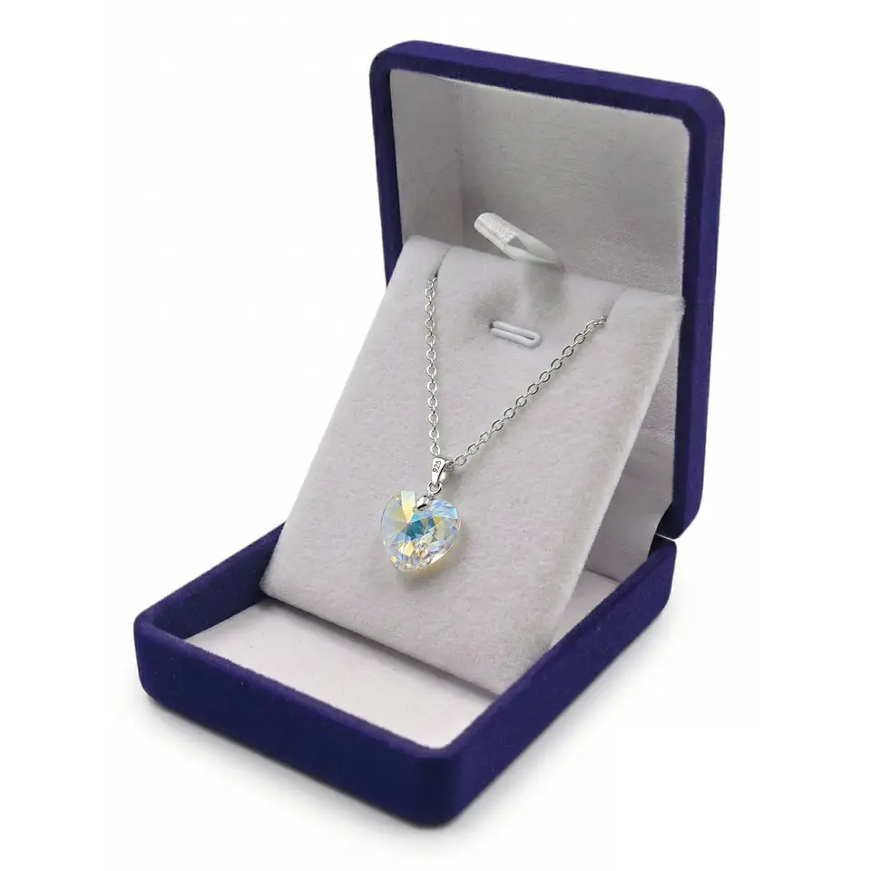 Collar Cristal Austriaco Aurora Boreal 14mm Acero 4