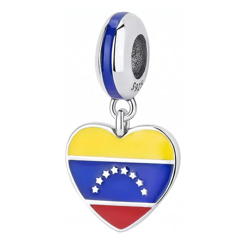 Charm Dije Plata 925 Venezuela Corazón 1
