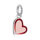 Charm Dije Plata 925 Corazon Loved - Miniatura 1