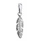 Charm Dije Plata 925 Pluma de Angel - Miniatura 1