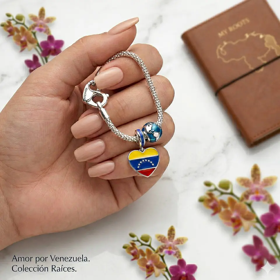 Charm Dije Plata 925 Venezuela Corazón 5