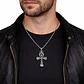 Collar Cruz Egipcia Ankh Ojo de Horus Cadena Acero 60cm - Miniatura 2