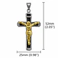 Collar Crucifijo INRI Cadena Gourmet 60 cm Acero - Miniatura 2