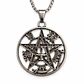 Collar Tetragrammaton Pentágono 35mm Cadena 60cm Acero - Miniatura 1