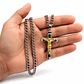 Collar Crucifijo INRI Cadena Gourmet 60 cm Acero - Miniatura 6