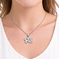 Collar Ojo de Horus Acero Cadena 50cm Plateado - Miniatura 6