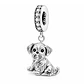 Charm Dije Colgante Plata 925 Perrito Shih Tzu - Miniatura 1