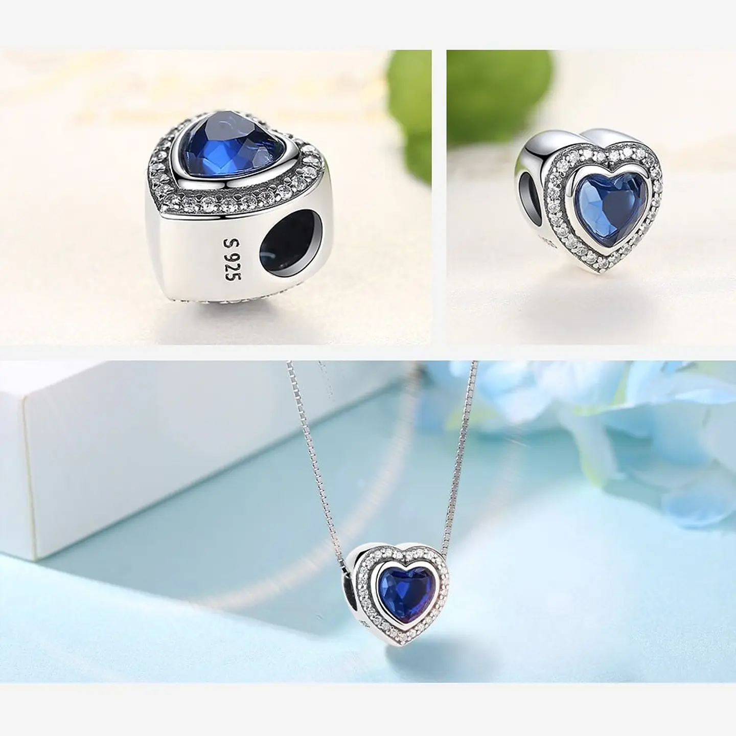 Charm Dije Plata 925 Corazón del Océano Titanic 4