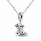 Charm Dije Colgante Plata 925 Perrito Shih Tzu - Miniatura 3