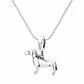 Charm Dije Plata 925 Perro Salchicha Dachshund - Miniatura 4