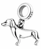 Charm Dije Plata 925 Perro Salchicha Dachshund - Miniatura 5