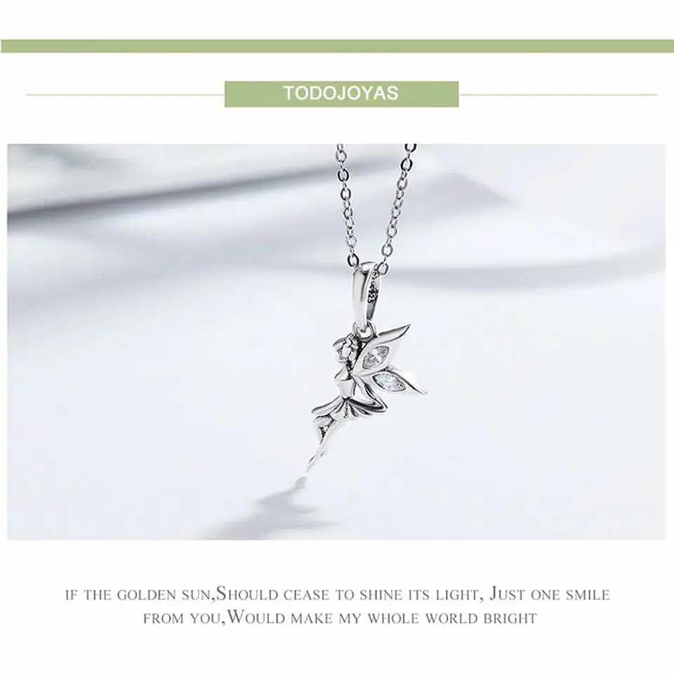 Charm Dije Plata 925 Hada con Circones 2