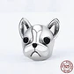 Charm Dije Plata 925 Perro Bulldog - Miniatura 4