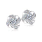 Aros Nudo Circones Plateado - Miniatura 1