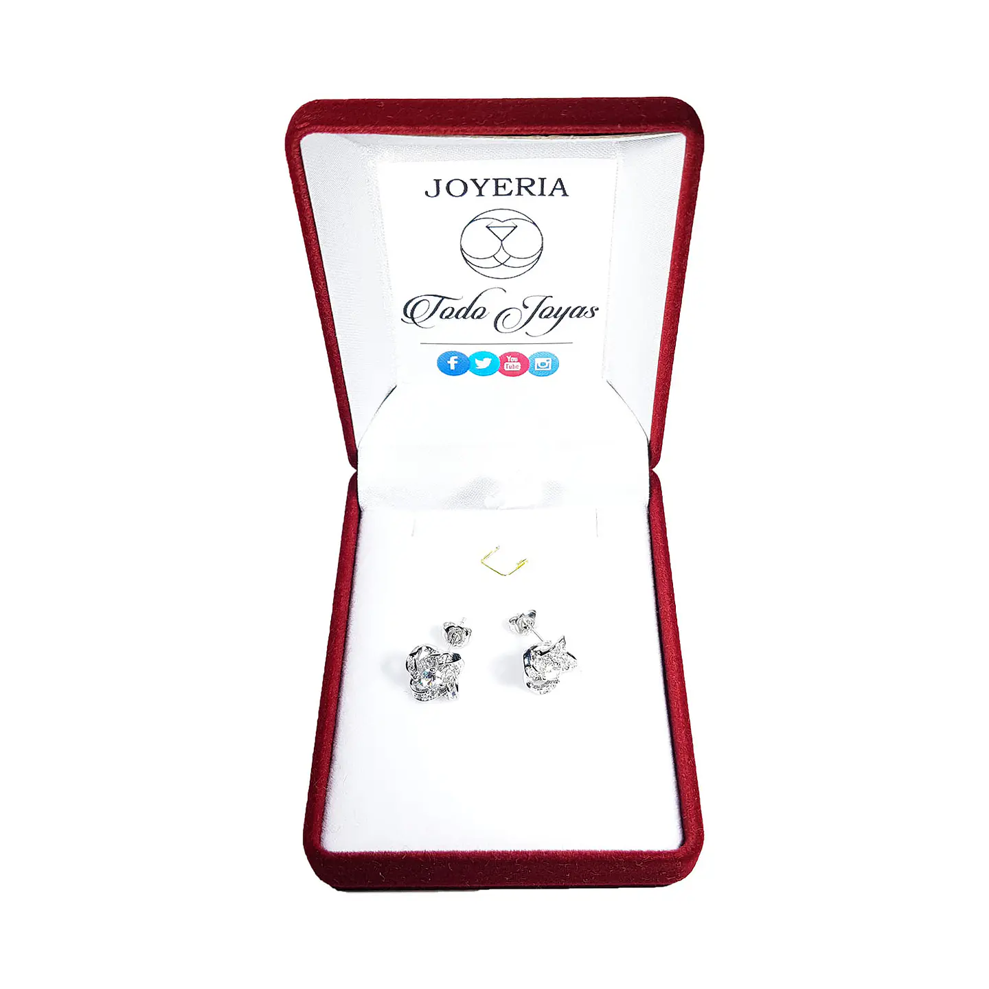 Aros Nudo Circones Plateado 2