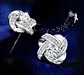Aros Nudo Circones Plateado - Miniatura 3