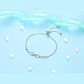 Pulsera Infinito Con Circones Plateada - Miniatura 4