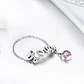 Anillo Plata 925 Cadena Love y Circon - Miniatura 3