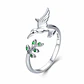 Anillo Plata 925 Colibri Picaflor Ave - Miniatura 1