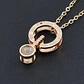 Collar Colgante Te Amo en 100 Idiomas Dorado - Miniatura 4