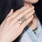 Anillo Arbol de Vida Verde Plateado - Miniatura 2