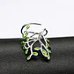 Anillo Arbol de Vida Verde Plateado - Miniatura 5