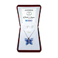 Collar Plata 925 Mariposa Azul - Miniatura 2