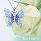 Collar Plata 925 Mariposa Azul - Miniatura 3