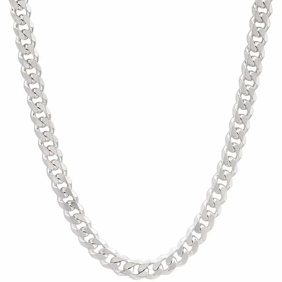Cadena Plata 925 4mm 60cm Modelo Grumet 1