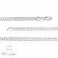 Cadena Plata 925 4mm 60cm Modelo Grumet - Miniatura 2