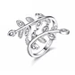 Anillo Hojas Circones Plateado - Miniatura 1