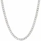 Cadena Plata 925 3mm 60cm Modelo Grumet - Miniatura 1