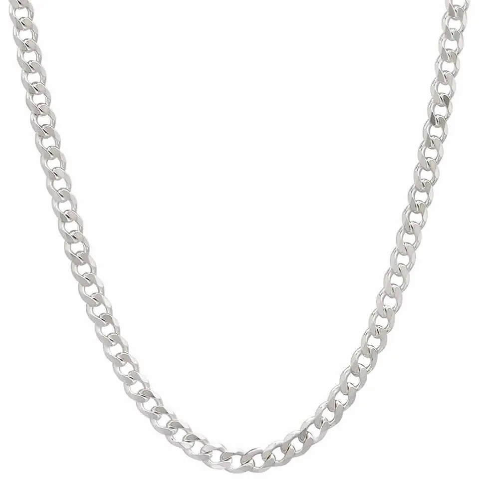 Cadena Plata 925 3mm 60cm Modelo Grumet 1