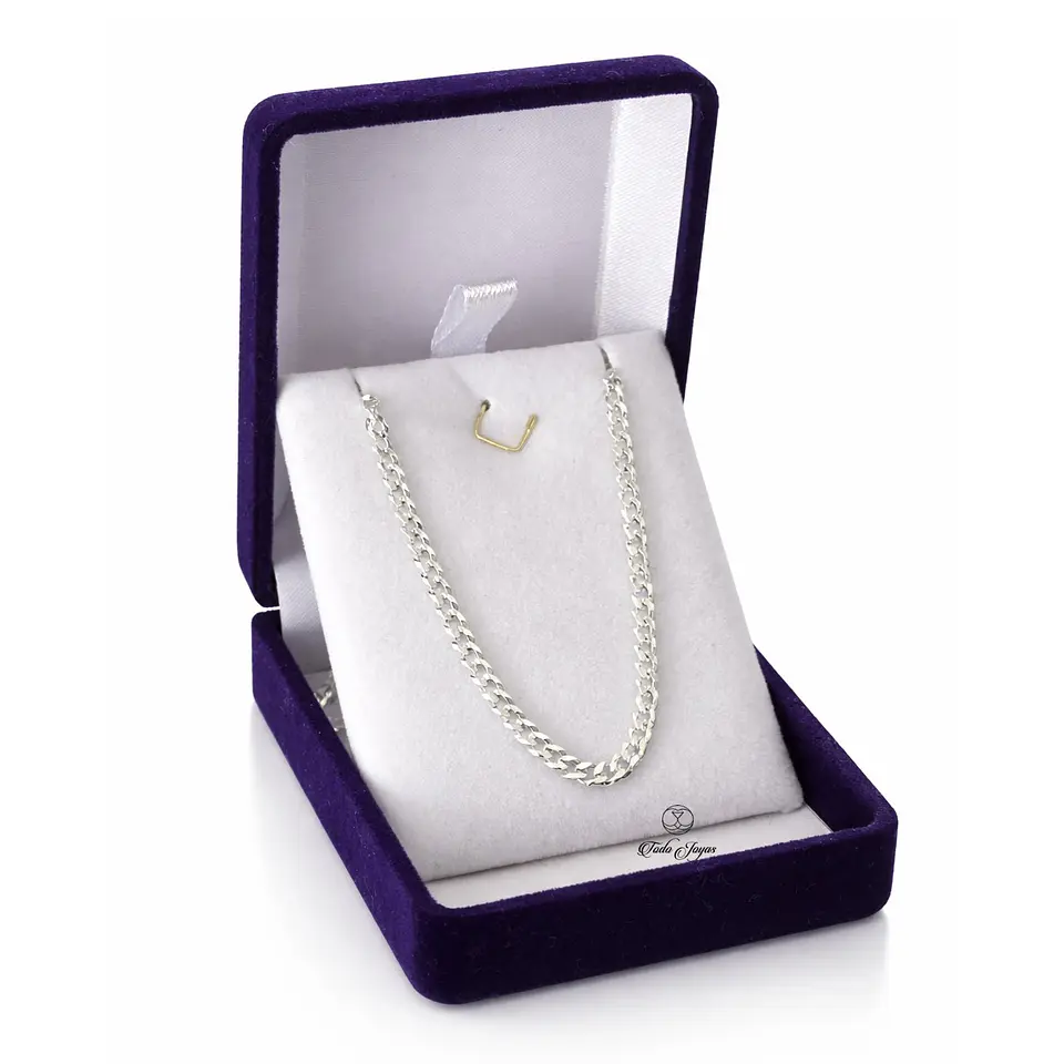 Cadena Plata 925 3mm 60cm Modelo Grumet 2
