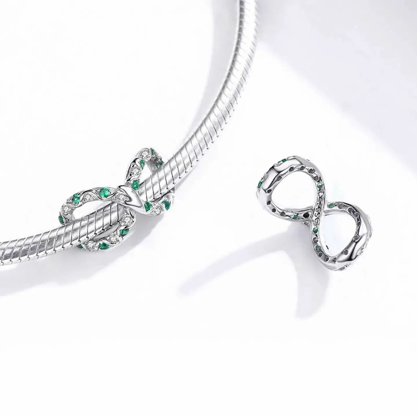 Charm Dije Plata 925 Infinto Serpiente 4