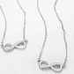 Collar Infinito con Circones Plateado - Miniatura 6