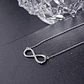 Collar Infinito con Circones Plateado - Miniatura 7