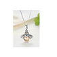 Collar Plata 925 Abeja con Circon - Miniatura 3