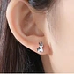 Aros Plata 925 Perro Bulldog Frances - Miniatura 6