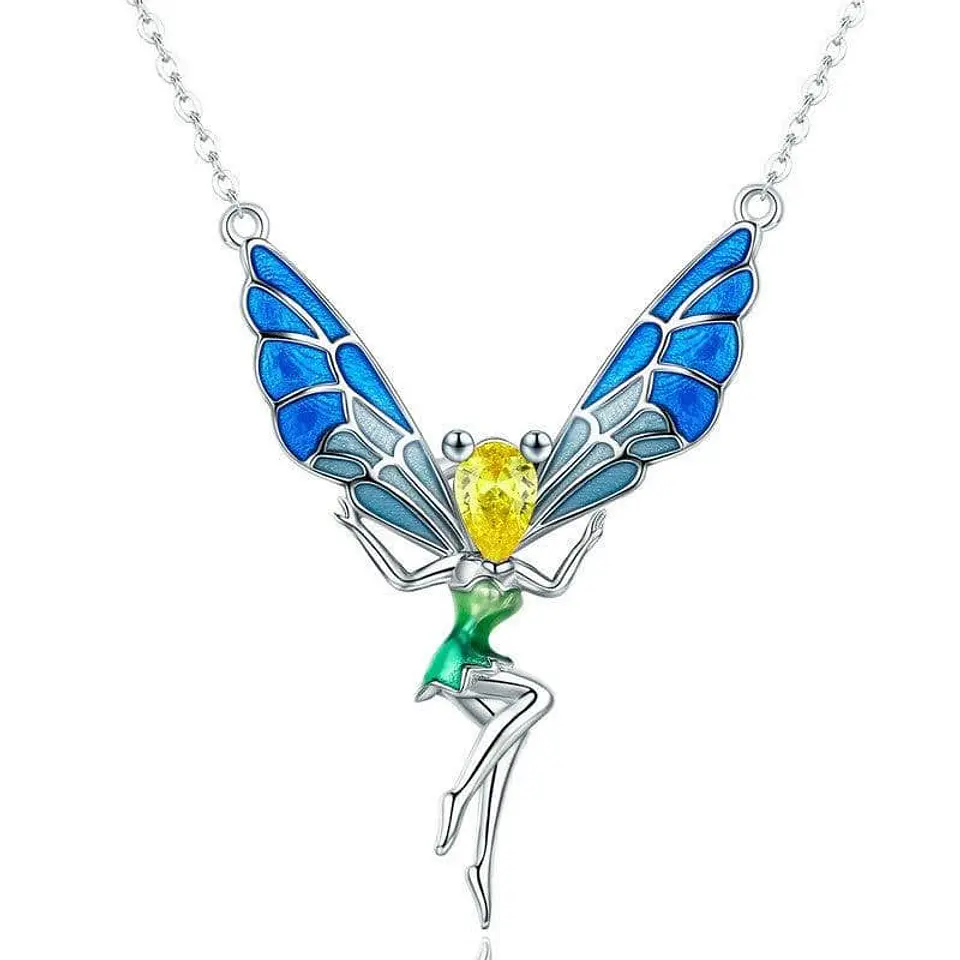 Collar Plata 925 Hada Con Circones 1